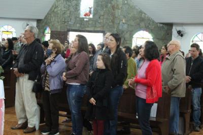 Missa de Ação de Graças em louvor ao Bom Jesus em Campo Mendes foi presidida pelo Padre Paulo 